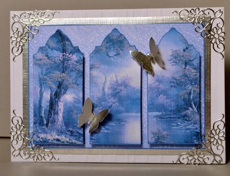 Winter Riverside Triptych by Kristina Norbat