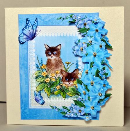 Over the Edge Cats, Butterflies & Flowers Decoupage by Kristina Norbat