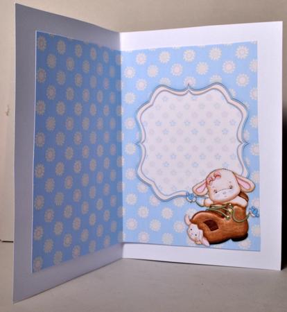 Bunnies Settling in New Home or Birthday Insert by Kristina Norbat