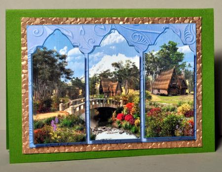 Mountain View Triptych by Kristina Norbat