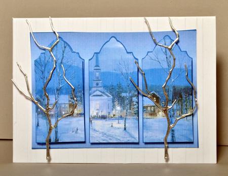 Silent Night Triptych by Kristina Norbat