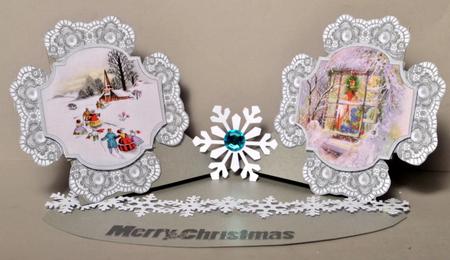 Window, Tree and Church Vintage Toppers by Kristina Norbat
