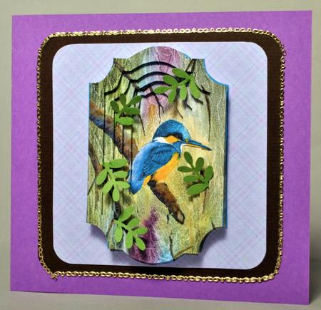 Kingfisher A5 Invertage Card Kit by Kristina Norbat