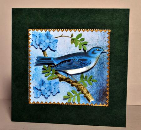 Vintage Bird Delfts Bleu by Kristina Norbat