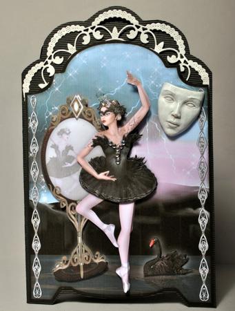 The Black Swan Screen Card by Kristina Norbat