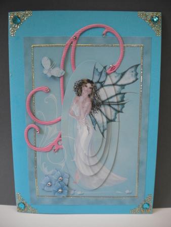Fairy with Flowers and Butterfly by Kristina Norbat