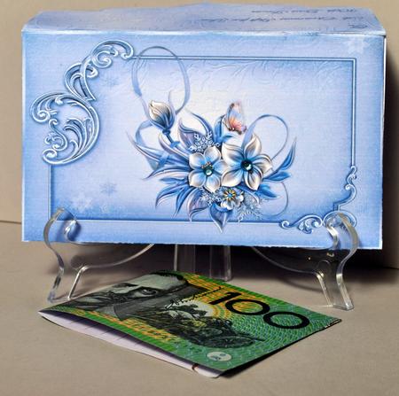 Winter Floral Money/gift Voucher Wallet by Kristina Norbat