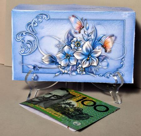 Winter Flowers Money/gift Voucher Wallet by Kristina Norbat
