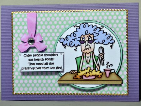 Stella Likes Preservatives Quick Card by Kristina Norbat