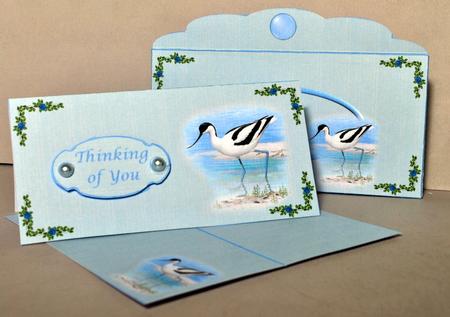 Birds (5) Dl Card Kit by Kristina Norbat
