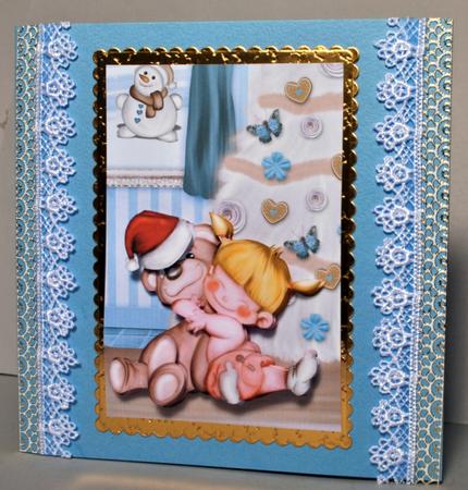 All I Want for Christmas Card Front by Kristina Norbat
