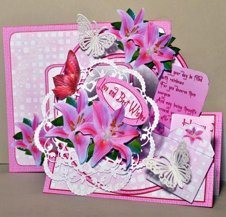 Circle Stepper Kit - Stargazer Lilies by Kristina Norbat