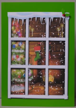 Quick Christmas Window - All Warm & Cosy by Kristina Norbat