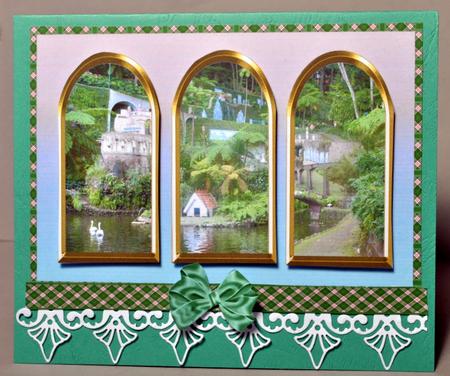 Swans and Garden Archways by Kristina Norbat