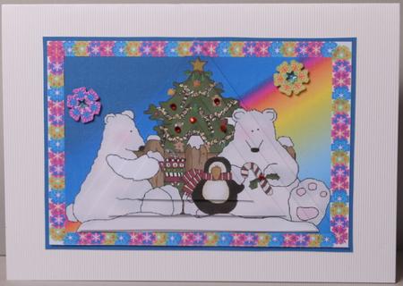 Northern Lights - Merry & Bright (pyramid) by Kristina Norbat