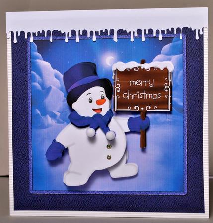 Christmas Snowman by Kristina Norbat