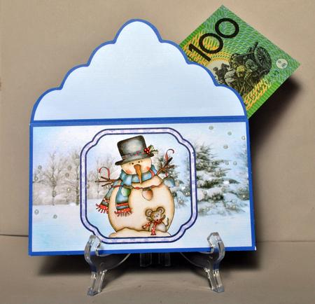 Snowman Money Wallet by Kristina Norbat