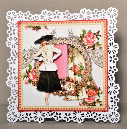 Vintage Style Fashion the Lady in the Hat by Kristina Norbat