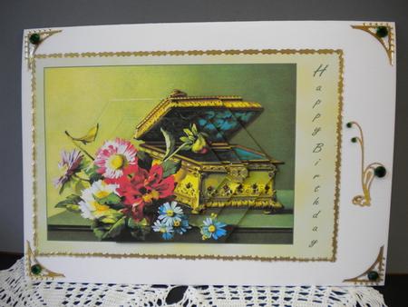 Jewelled Box and Flowers by Kristina Norbat
