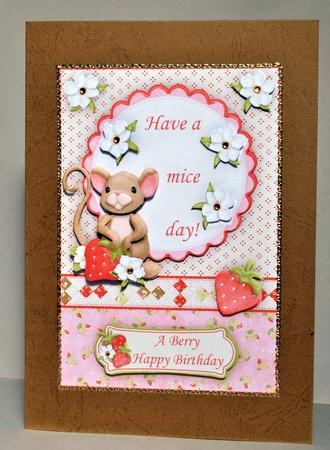Have a Mice Day Topper or Aperture and Decoupage by Kristina Norbat