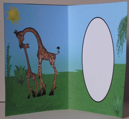When I Grow Up I Want to Be Like You Giraffe Insert by Kristina Norbat