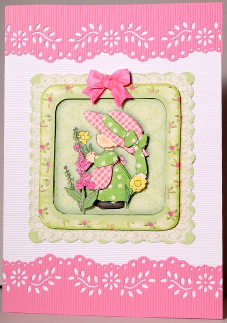 Lacy Laura - Lace Bordered Topper with Decoupage by Kristina Norbat