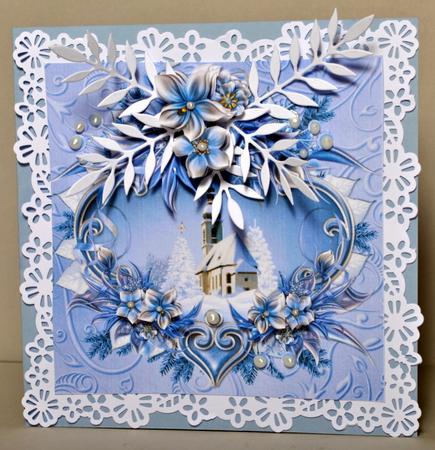 8x8 Winter Flowers Extravaganza by Kristina Norbat