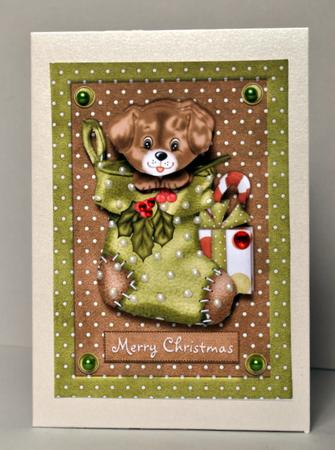 Christmas Pup by Kristina Norbat