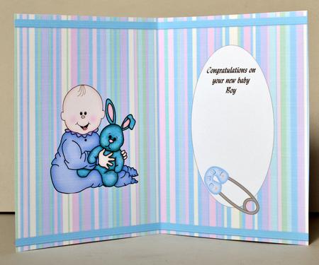 New Baby Boy with Rabbit by Kristina Norbat