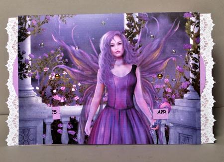 Purple Fantasy Perpetual Calendar Mini Kit by Kristina Norbat