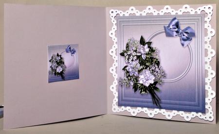Shabby Chic Gardenias Matching 8in x 8in Insert Plate by Kristina Norbat