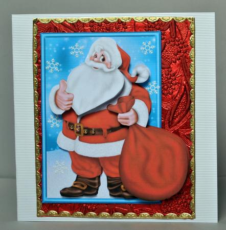 Santa Over the Edge Mini Kit by Kristina Norbat