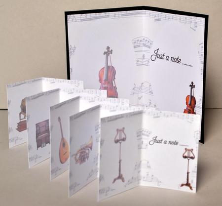 Musical Notelets by Kristina Norbat