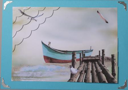 Seashore Deckle Edged Stacker by Kristina Norbat