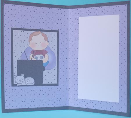 Gaming Boy Card Insert 2 by Kristina Norbat