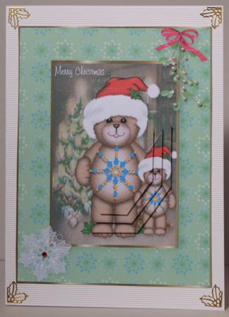 Teddies at Christmas by Kristina Norbat