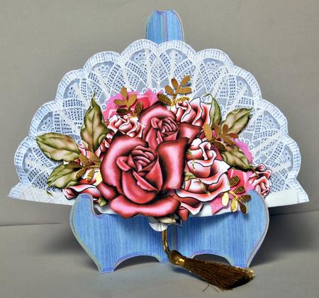 Rose Fan by Kristina Norbat