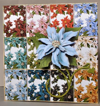 12 Sheet Poinsettia Paper Kit by Kristina Norbat