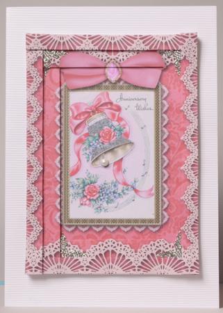 Anniversary Bells Lace 7x5 Spiral Edge Stacker by Kristina Norbat