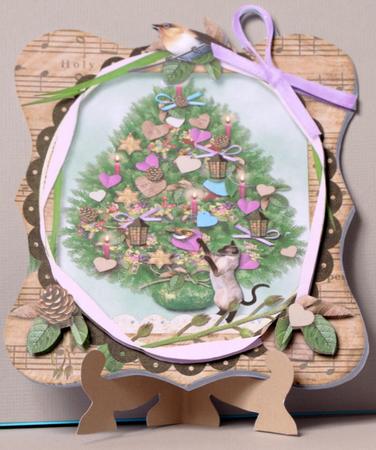 Christmas Tree Bracket Frame and Stand by Kristina Norbat