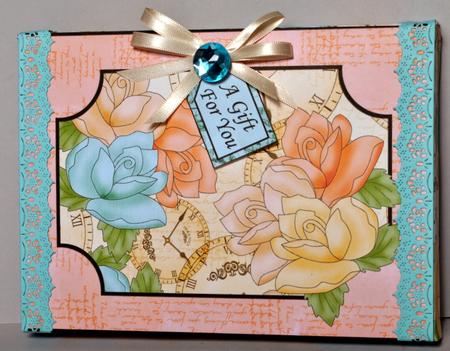 3D Time for Roses Dvd or Console Game Gift Box Mini Kit by Kristina Norbat