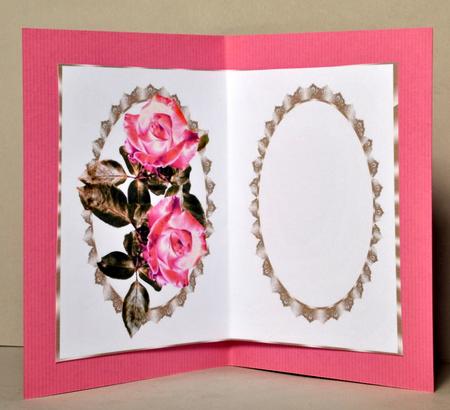 Victorian Pink Roses Incert by Kristina Norbat