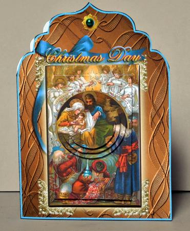 Elegant Nativity Card Mini Kit by Kristina Norbat