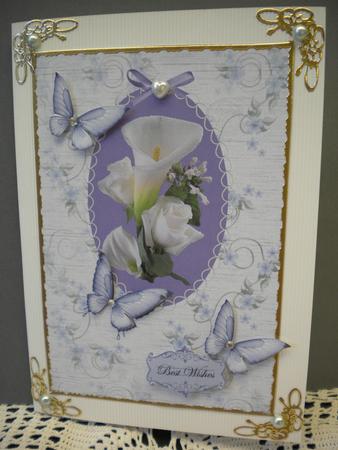 Flowers and Butterfly by Kristina Norbat