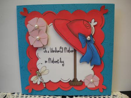 Ladies Hat for Mothers Day Ornate Frame by Kristina Norbat