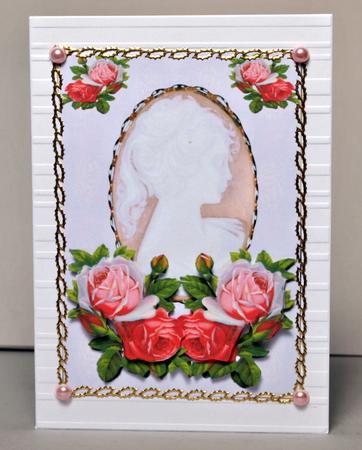Antique Roses Cameo by Kristina Norbat