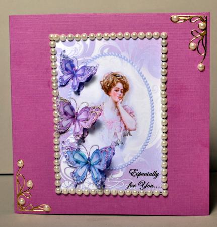 Butterflie Dreams Vintage Lady by Kristina Norbat