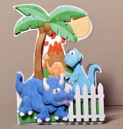 Dino Fun -  Shaped Card Mini Kit by Kristina Norbat