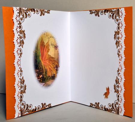 Autumn Butterfly Blank Insert by Kristina Norbat