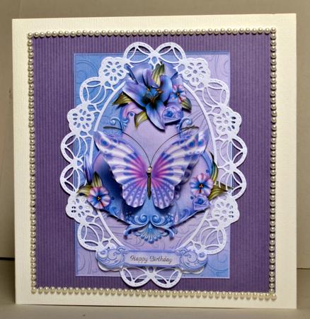 Butterfly Card Front by Kristina Norbat